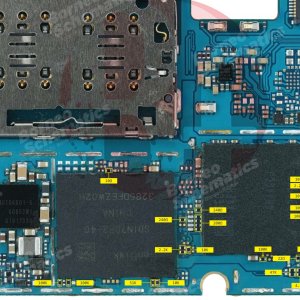 SAMSUNG SM-A205 RESISTANCE VALUE ON PAD.jpg