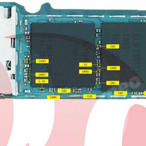 SAMSUNG SM-A530 RESISTANCE VALUE ON PAD.jpg