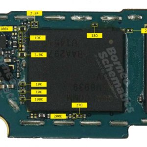 SAMSUNG SM-A700 RESISTANCE VALUE ON PAD.jpg