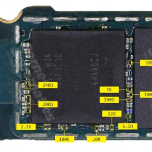 SAMSUNG SM-A730 RESISTANCE VALUE ON PAD.jpg