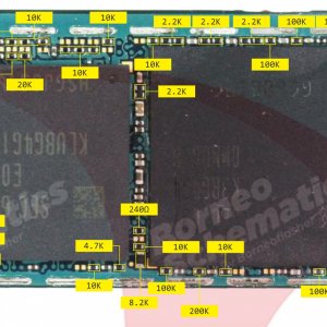 SAMSUNG SM-A810 RESISTANCE VALUE ON PAD.jpg