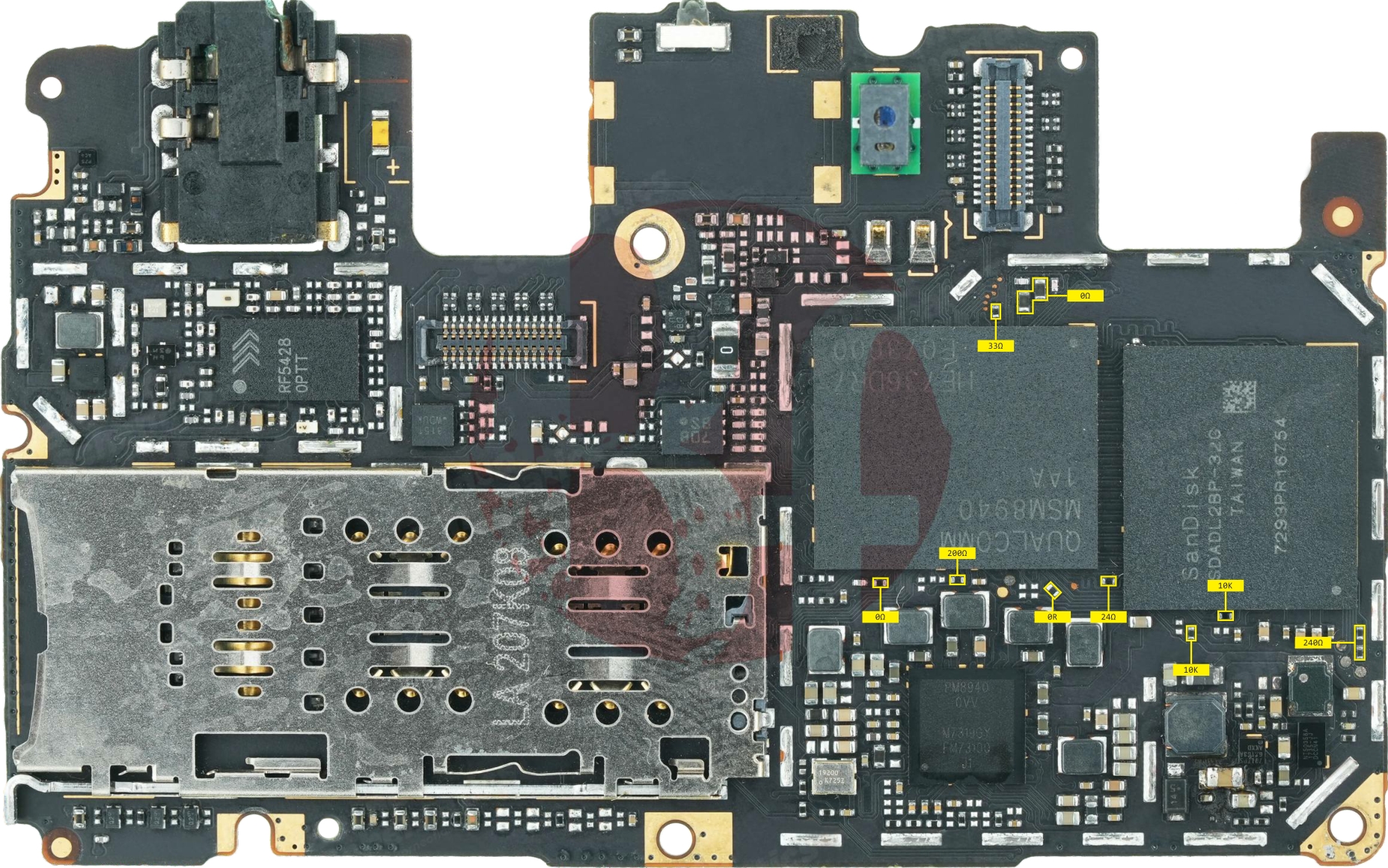 REDMI NOTE 5A RESISTANCE VALUE ON PAD.jpg