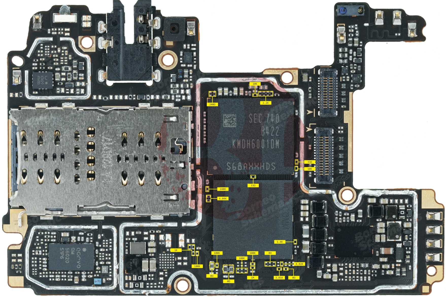 REDMI NOTE 7 RESISTANCE VALUE ON PAD.jpg