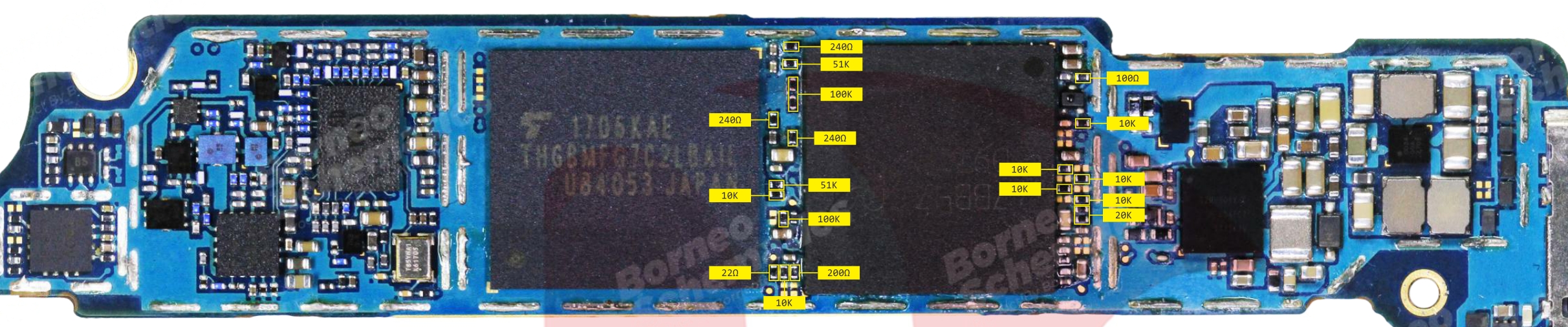 SAMSUNG SM-A320 RESISTANCE VALUE ON PAD.jpg