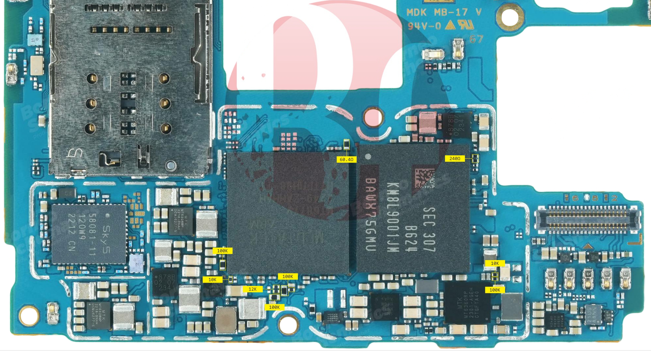 SAMSUNG SM-A346 RESISTANCE VALUE ON PAD.jpg