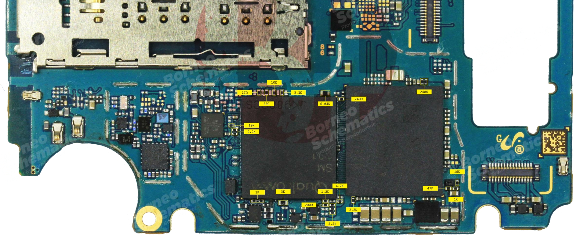 SAMSUNG SM-A705 RESISTANCE VALUE ON PAD.jpg