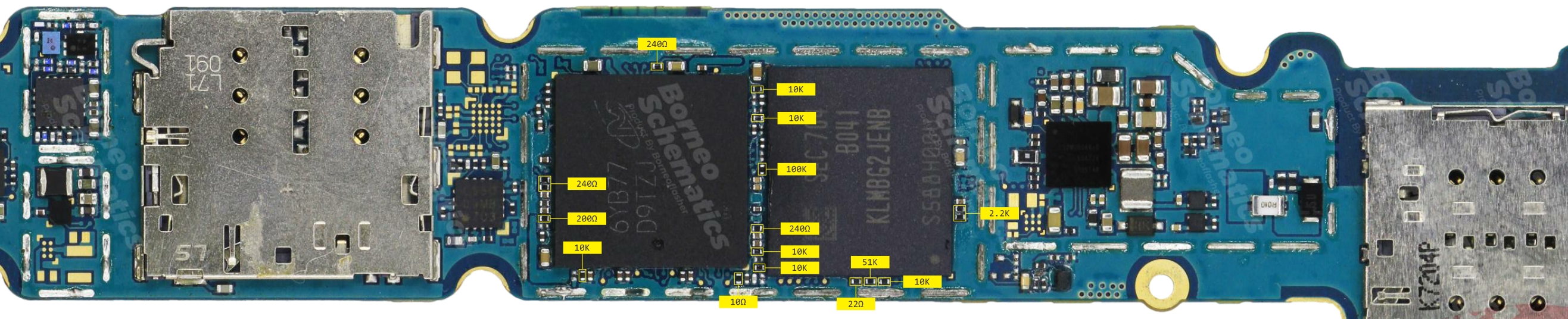 SAMSUNG SM-A720 RESISTANCE VALUE ON PAD.jpg