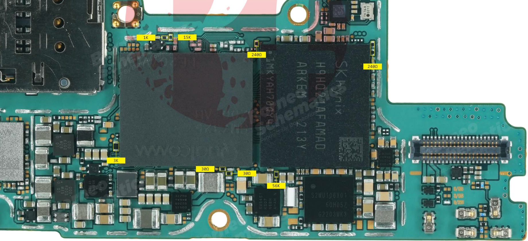 SAMSUNG SM-A736 RESISTANCE VALUE ON PAD.jpg