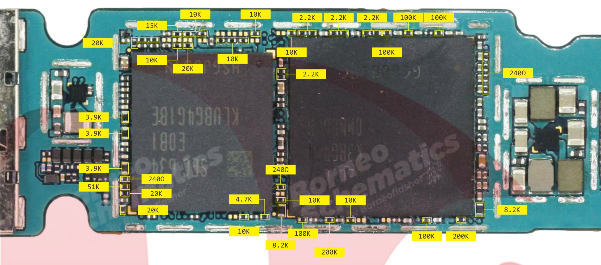 SAMSUNG SM-A810 RESISTANCE VALUE ON PAD.jpg