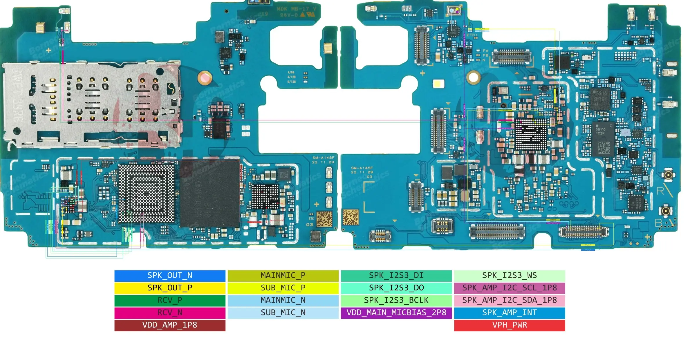 SAMSUNG SM-A145 MIC SPK EAR.webp