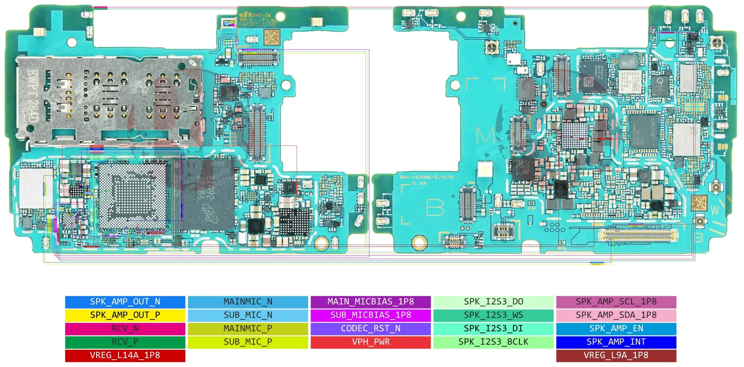 SAMSUNG SM-A236 MIC SPK EAR.webp