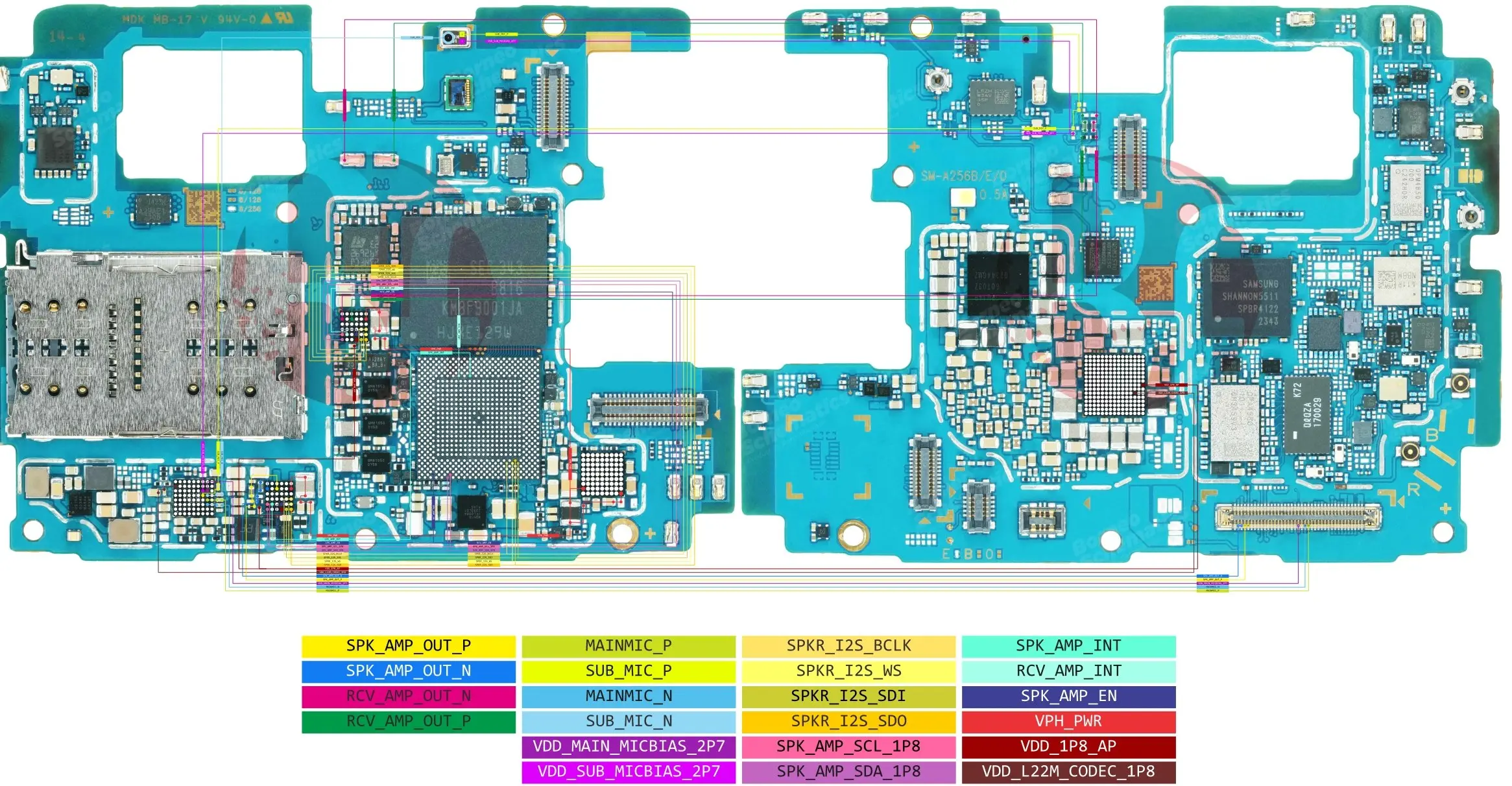 SAMSUNG SM-A256 MIC SPK EAR.webp